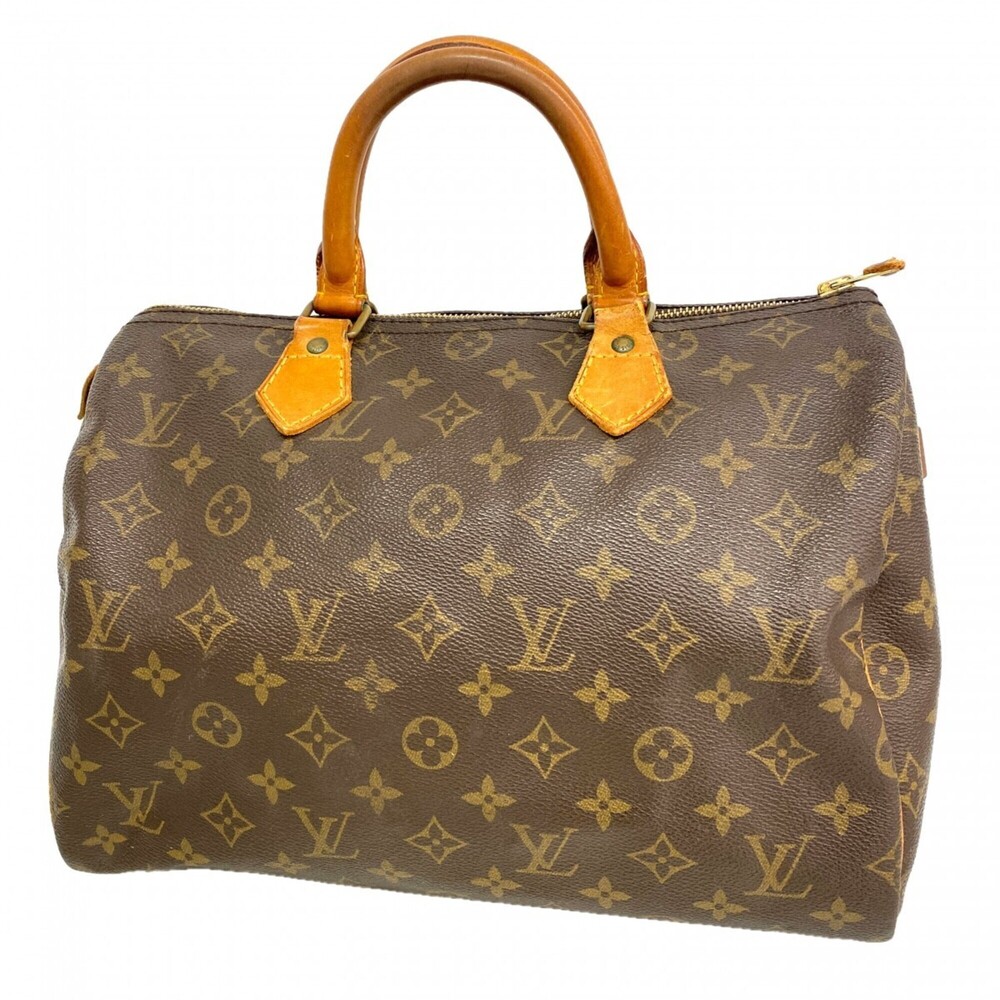 LOUIS VUITTON Brown Monogram Speedy 30 Bag